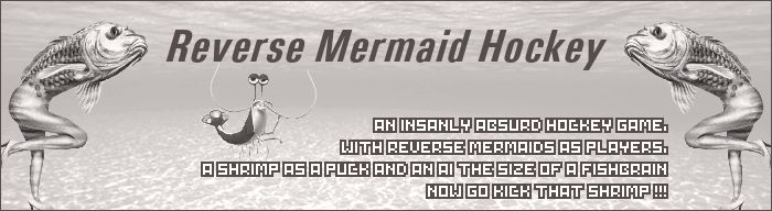 Front Cover for Reverse Mermaid Hockey (Arduboy)