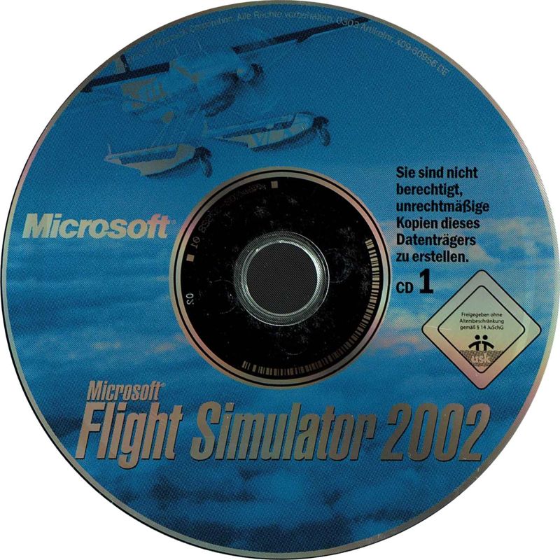 Media for Microsoft Flight Simulator 2002 (Windows): Disc 1