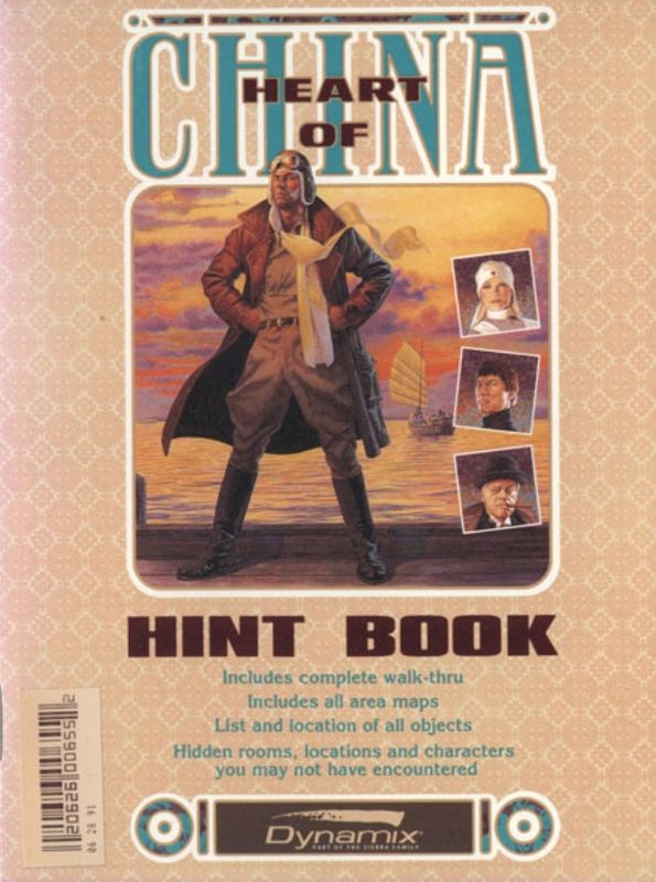 Extras for Heart of China (Windows) (GOG.com release): Hint Book - Front
