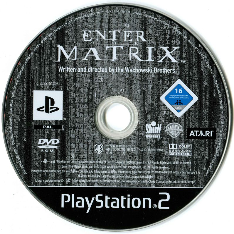 Media for Enter the Matrix (PlayStation 2)