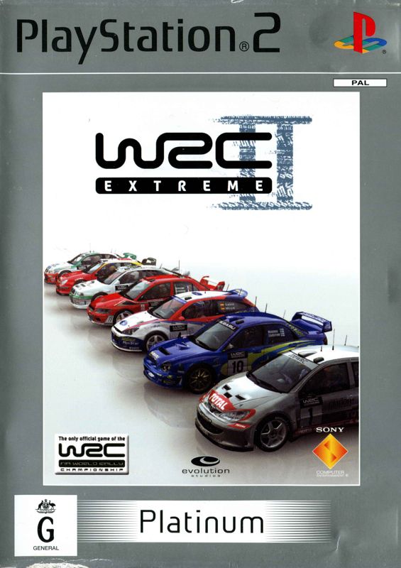 Front Cover for WRC II Extreme (PlayStation 2) (Platinum release)