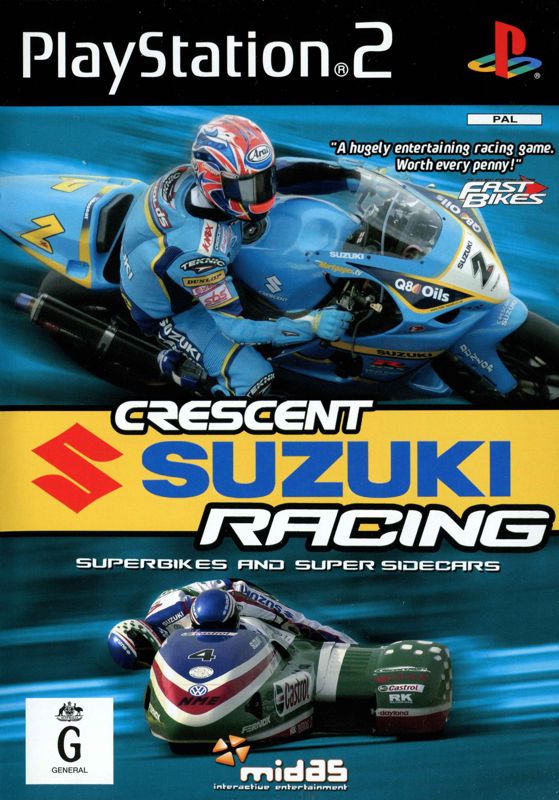 Front Cover for Crescent Suzuki Racing (PlayStation 2)