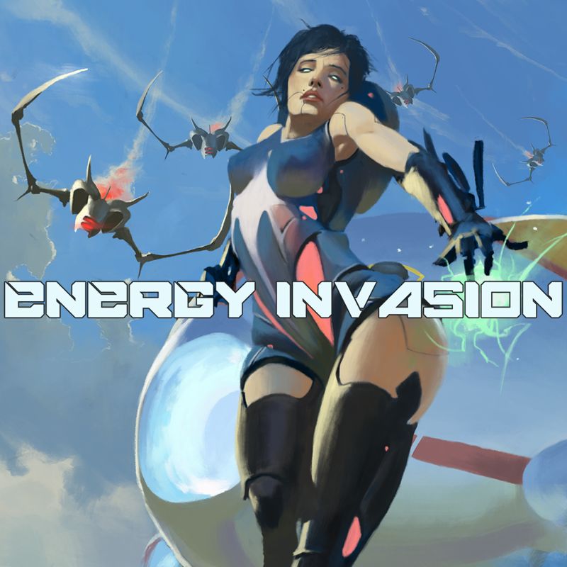 Front Cover for Energy Invasion (PS Vita and PlayStation 4) (download release)