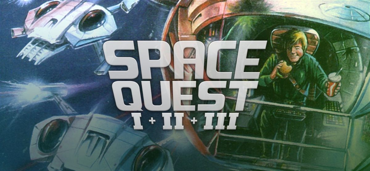 Front Cover for Space Quest 1+2+3 (Windows) (GOG.com release): 2014 version