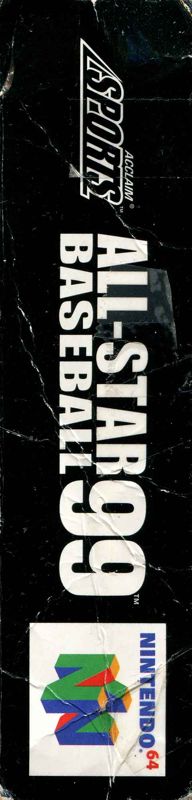 Spine/Sides for All-Star Baseball 99 (Nintendo 64): Left