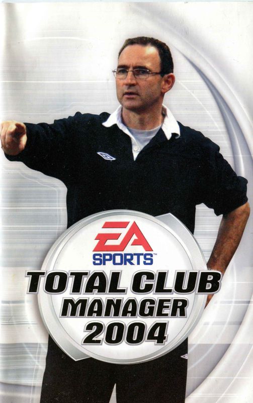Manual for Total Club Manager 2004 (PlayStation 2): Front