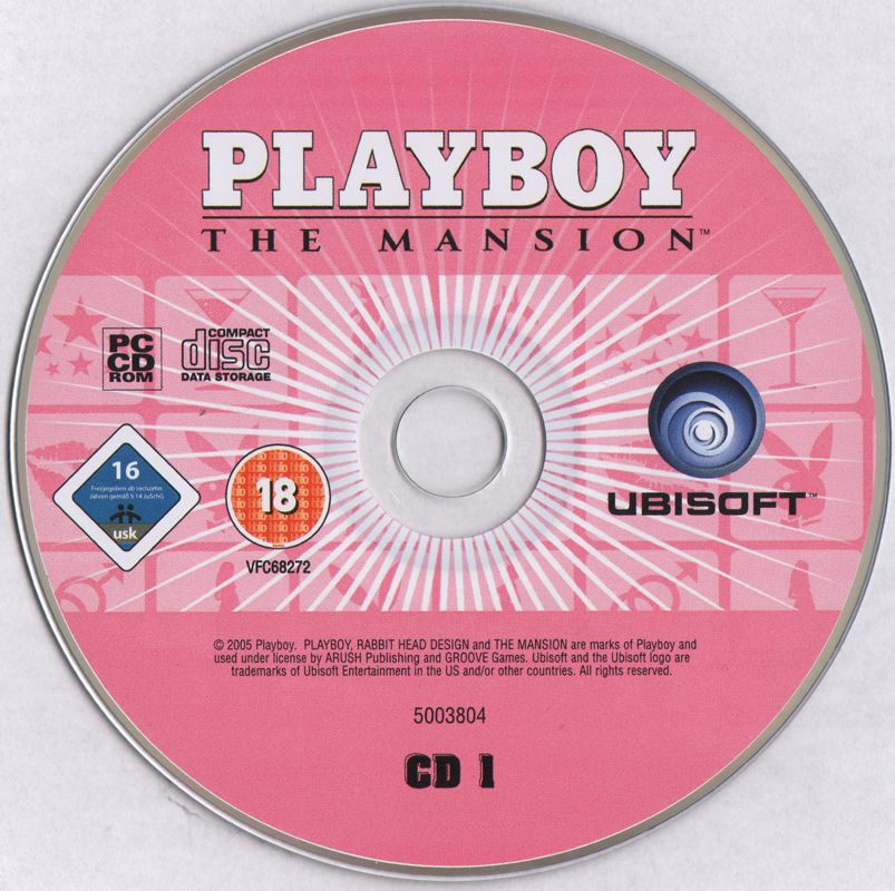 Media for Playboy: The Mansion - Gold Edition (Windows) (Ubisoft eXclusive release): Playboy: The Mansion Disc 1/3