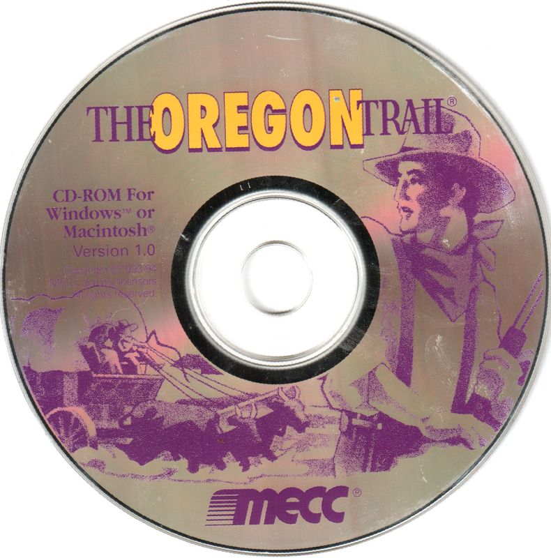 Media for The Oregon Trail (Macintosh and Windows 3.x) (CD-ROM edition version 1.0)