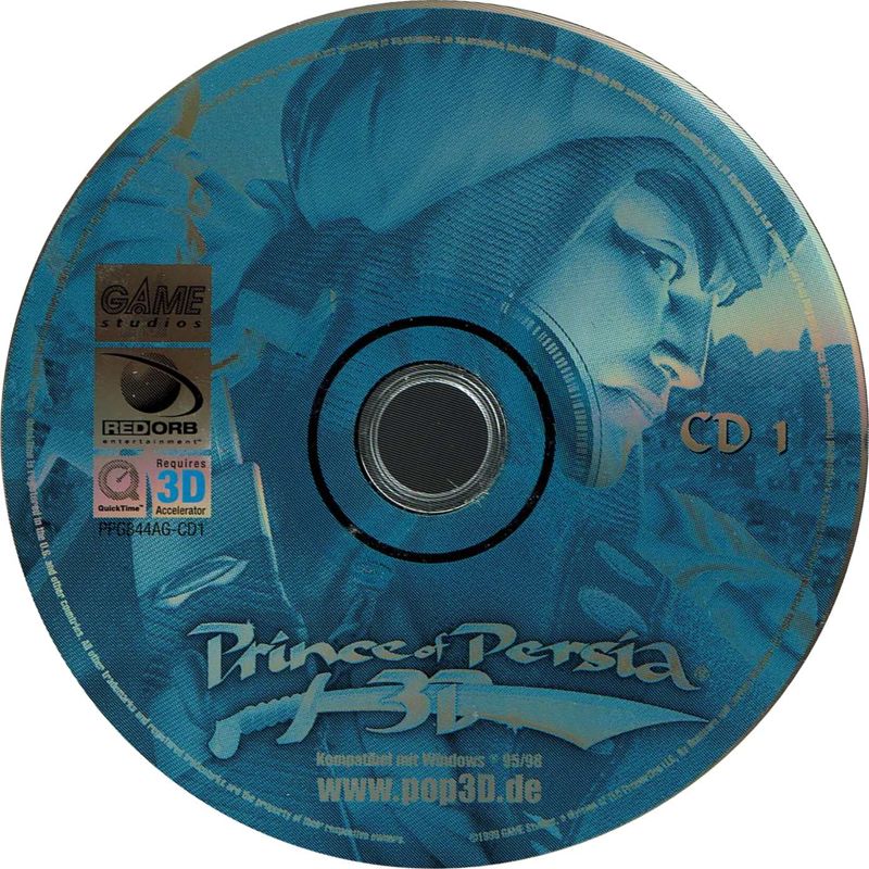 Media for Prince of Persia 3D (Windows) (Software Pyramide release): Disc 1