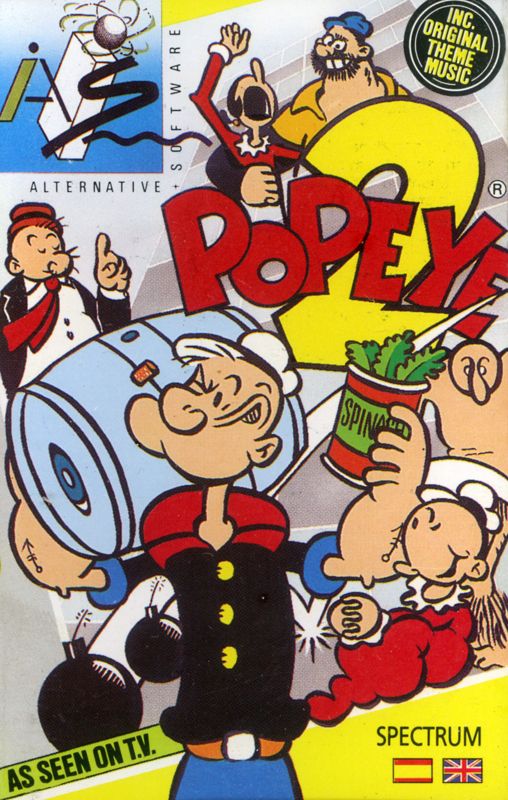 Front Cover for Popeye 2 (ZX Spectrum)