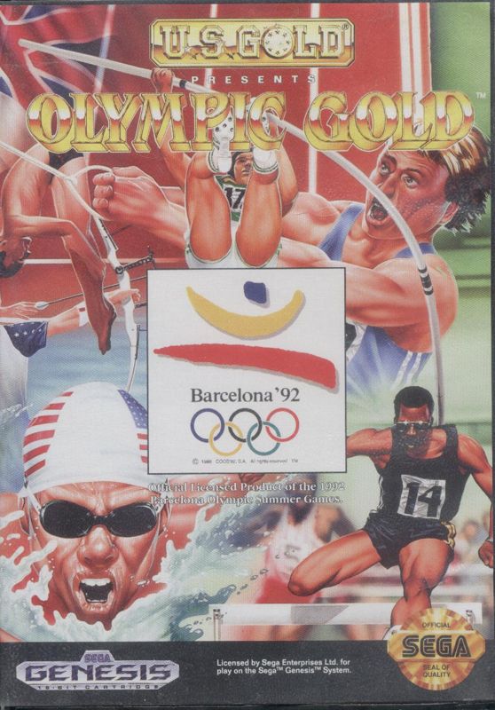 Front Cover for Olympic Gold: Barcelona '92 (Genesis)