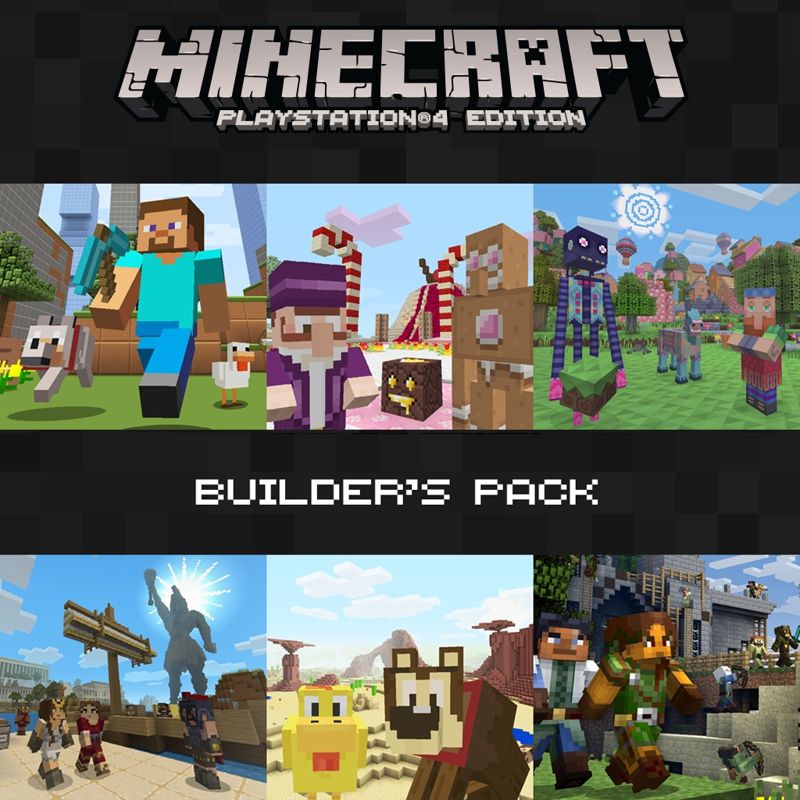 Front Cover for Minecraft: Xbox One Edition - Builder's Pack (PlayStation 4) (download release)