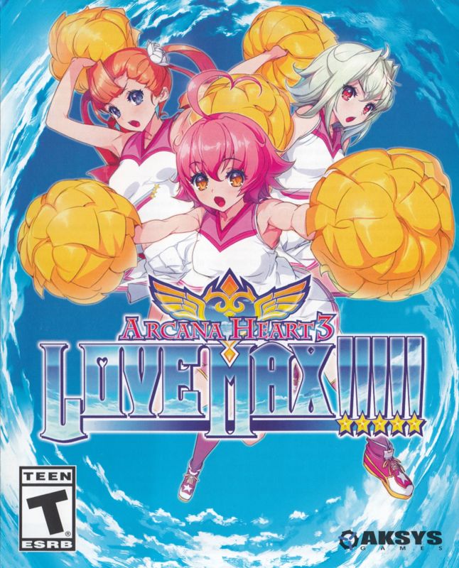 Manual for Arcana Heart 3: Love Max!!!!! (PlayStation 3): Front