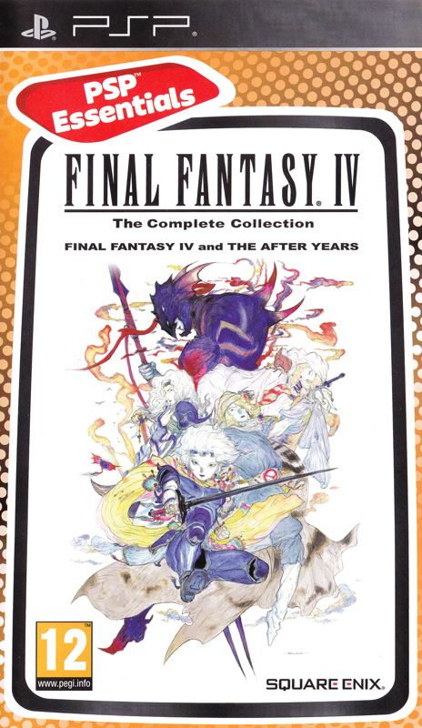 Front Cover for Final Fantasy IV: The Complete Collection (PSP) (PSP Essentials release)