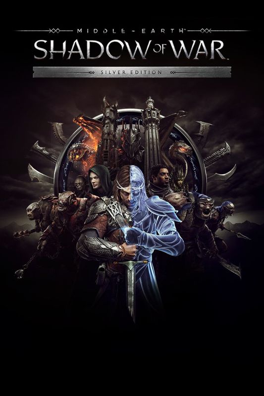 Front Cover for Middle-earth: Shadow of War (Silver Edition) (Windows Apps and Xbox One) (download release)
