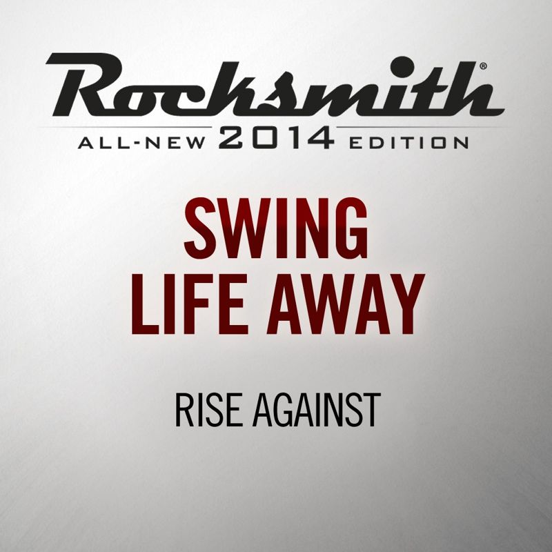 Front Cover for Rocksmith: All-new 2014 Edition - Rise Against: Swing Life Away (PlayStation 3 and PlayStation 4) (download release)