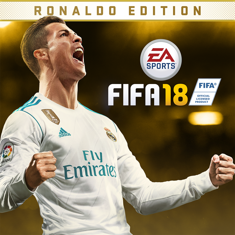 Front Cover for FIFA 18 (Ronaldo Edition) (PlayStation 4) (download release)