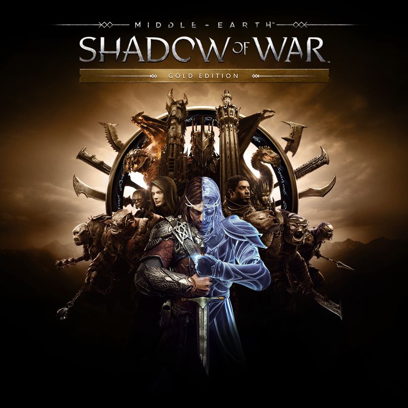Front Cover for Middle-earth: Shadow of War (Gold Edition) (PlayStation 4) (download release)