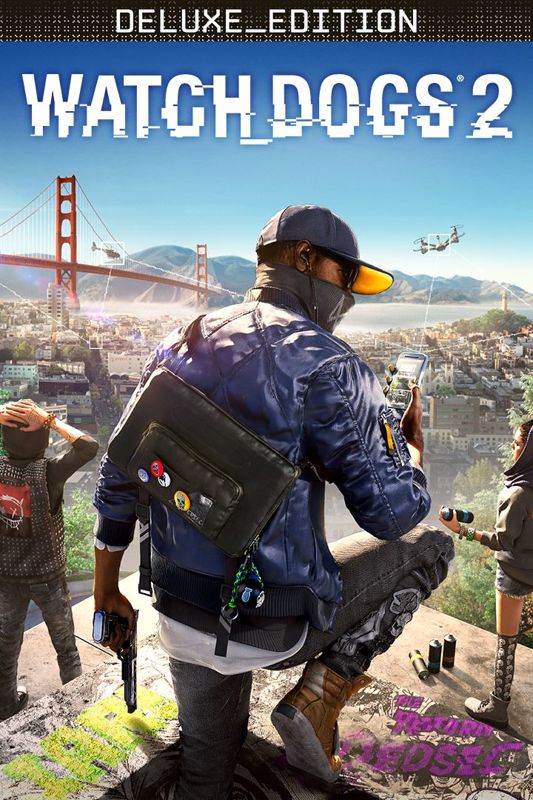 Front Cover for Watch_Dogs 2 (Deluxe Edition) (Xbox One) (download release)