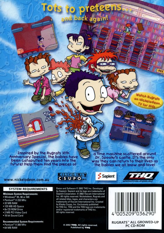 Rugrats: All Growed Up cover or packaging material - MobyGames