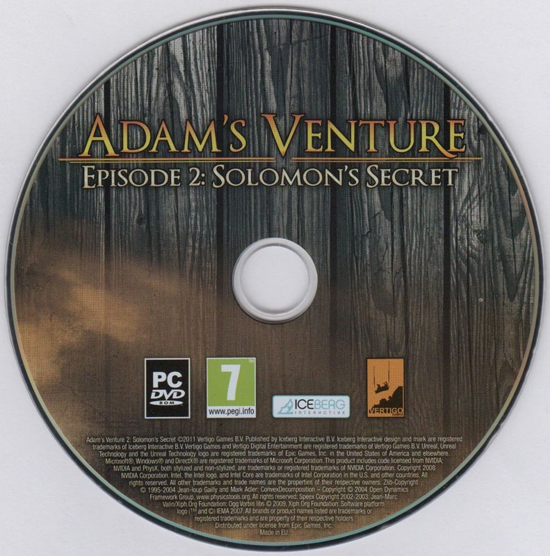 Media for Adam's Venture: Episode 2 - Solomon's Secret (Windows)