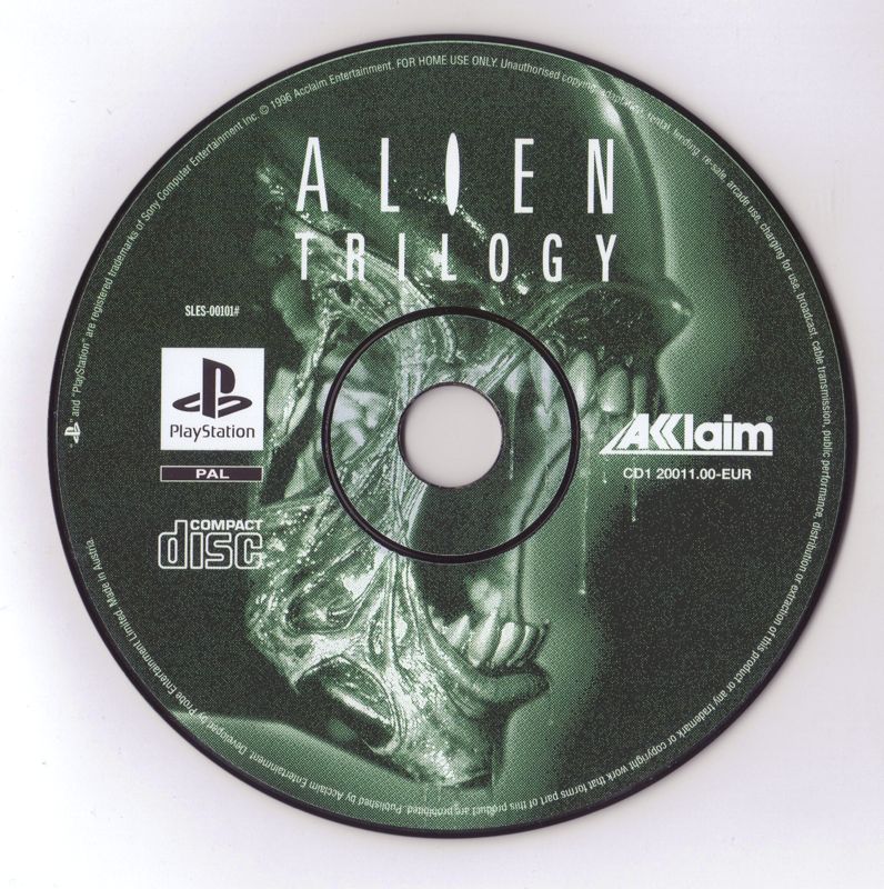 Alien Trilogy cover or packaging material MobyGames