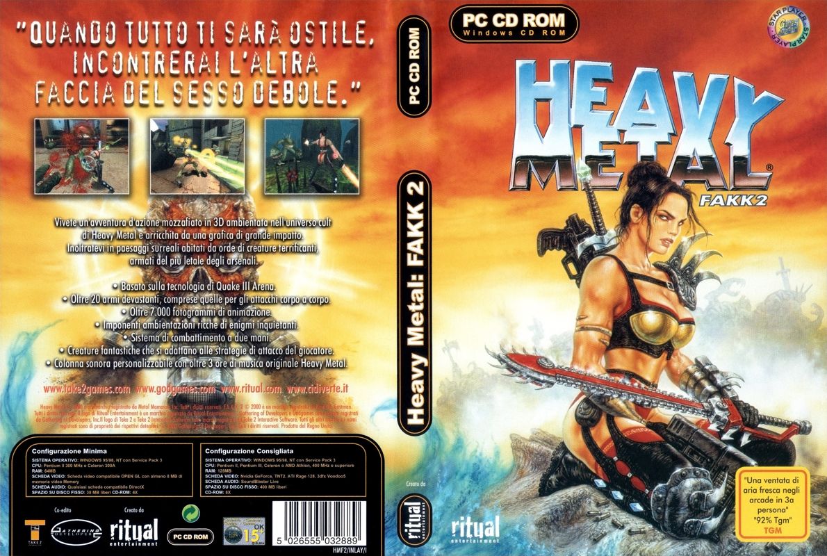 Full Cover for Heavy Metal: F.A.K.K. 2 (Windows)