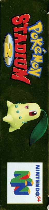 Spine/Sides for Pokémon Stadium 2 (Nintendo 64): Left