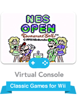 Front Cover for NES Open Tournament Golf (Wii)
