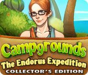 Front Cover for Campgrounds: The Endorus Expedition (Collector's Edition) (Windows) (Big Fish Games release)