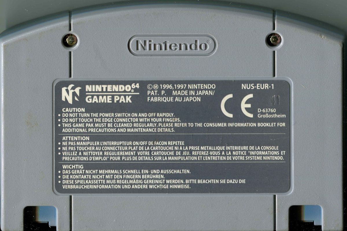 Media for Tigger's Honey Hunt (Nintendo 64): Back