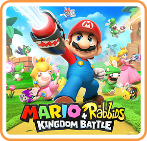 Front Cover for Mario + Rabbids: Kingdom Battle (Gold Edition) (Nintendo Switch) (download release)