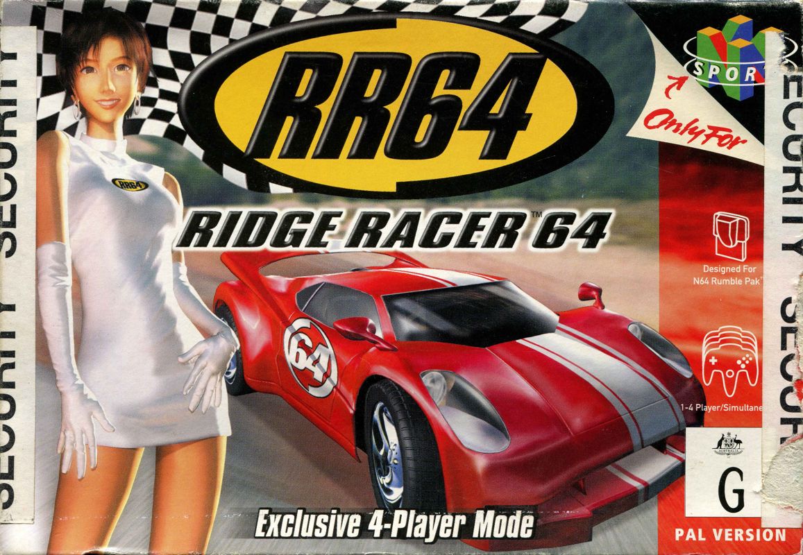 Front Cover for Ridge Racer 64 (Nintendo 64)
