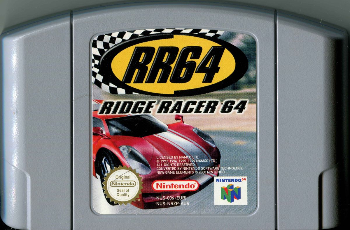 Media for Ridge Racer 64 (Nintendo 64): Front