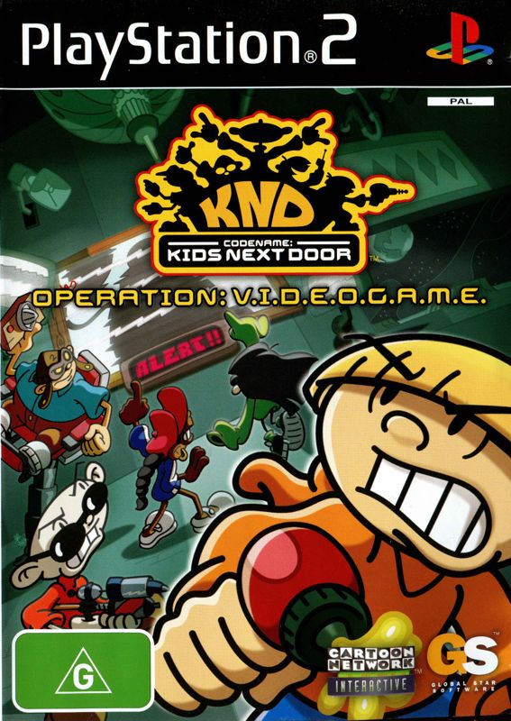 Front Cover for Codename: Kids Next Door - Operation: V.I.D.E.O.G.A.M.E. (PlayStation 2)
