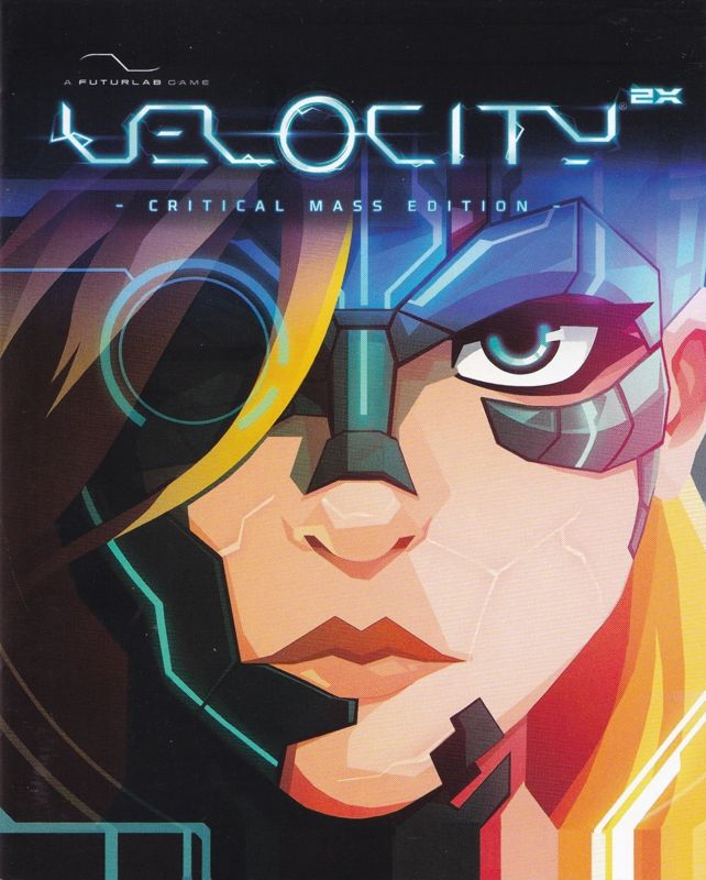 Manual for Velocity 2X: Critical Mass Edition (PlayStation 4): (aka Studio Booklet) Front