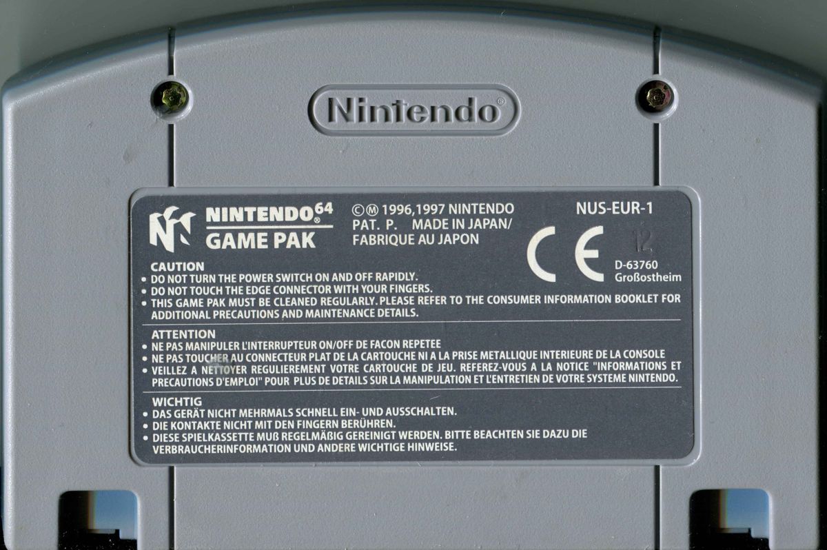 Media for Re-Volt (Nintendo 64): Back