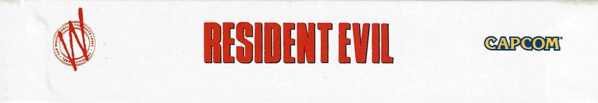 Spine/Sides for Resident Evil (Windows) (The White Label release): Top