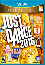 Front Cover for Just Dance 2016 (Gold Edition) (Wii U) (download release)