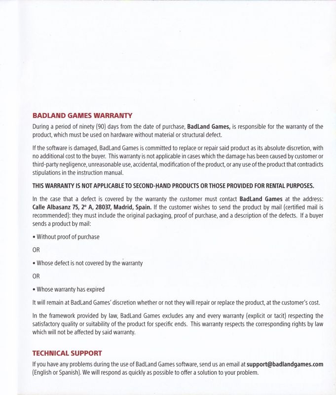 Inside Cover for Velocity 2X: Critical Mass Edition (PlayStation 4): Right