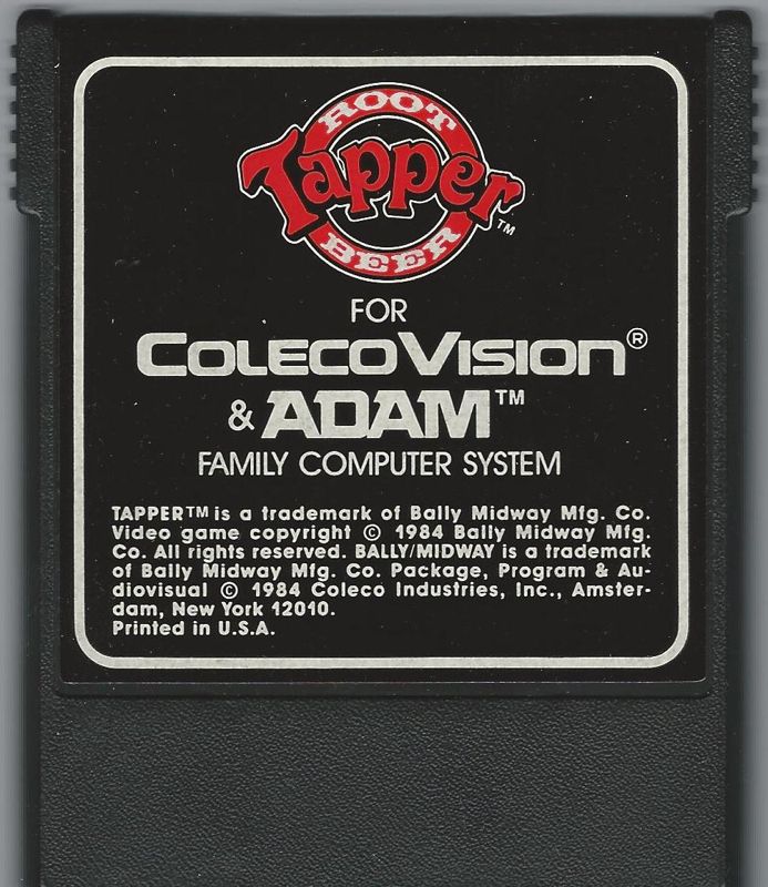 Media for Tapper (ColecoVision)
