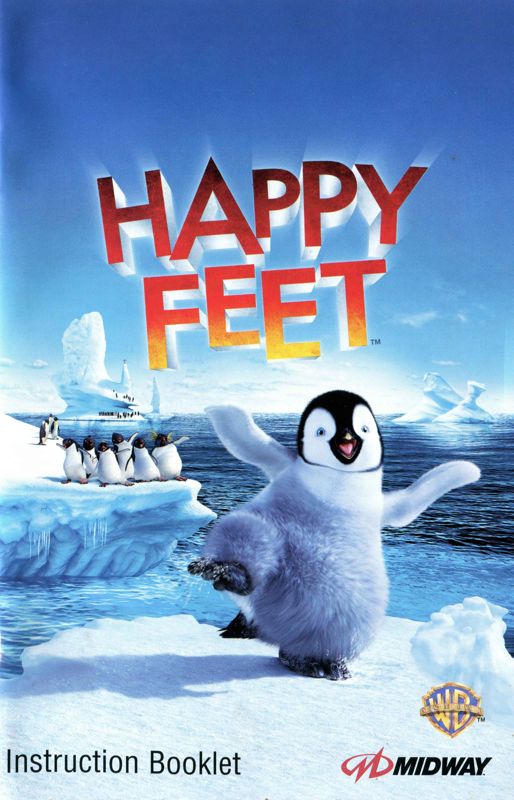 Manual for Happy Feet (PlayStation 2): Front