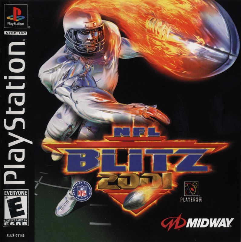 Front Cover for NFL Blitz 2001 (PlayStation)