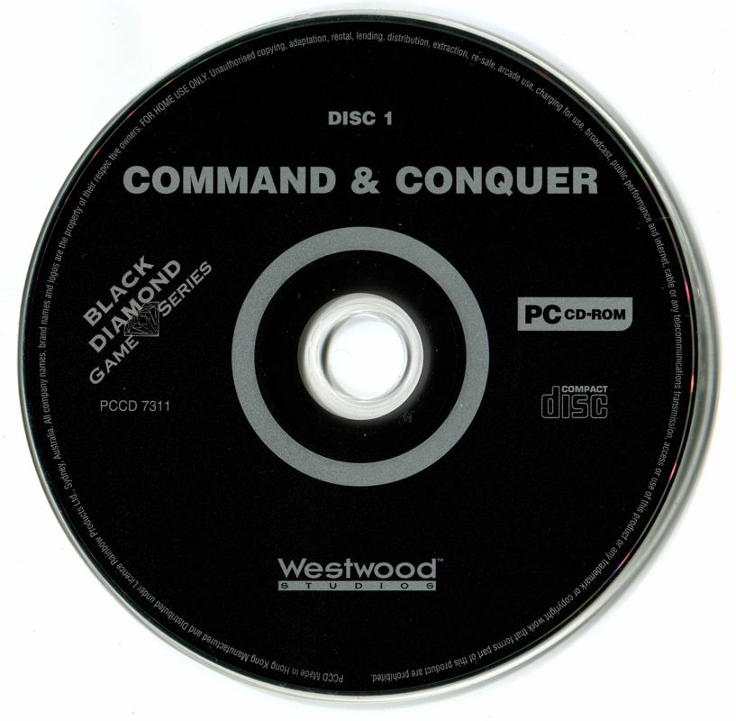 Media for Command & Conquer (Windows) (Black Diamond release): Disc 1