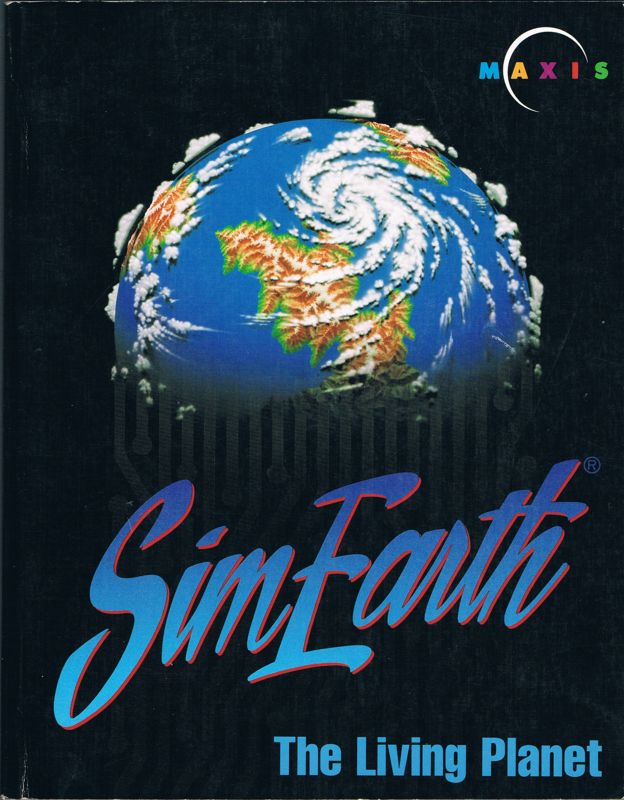 Manual for SimEarth: The Living Planet (DOS): Front - User Manual