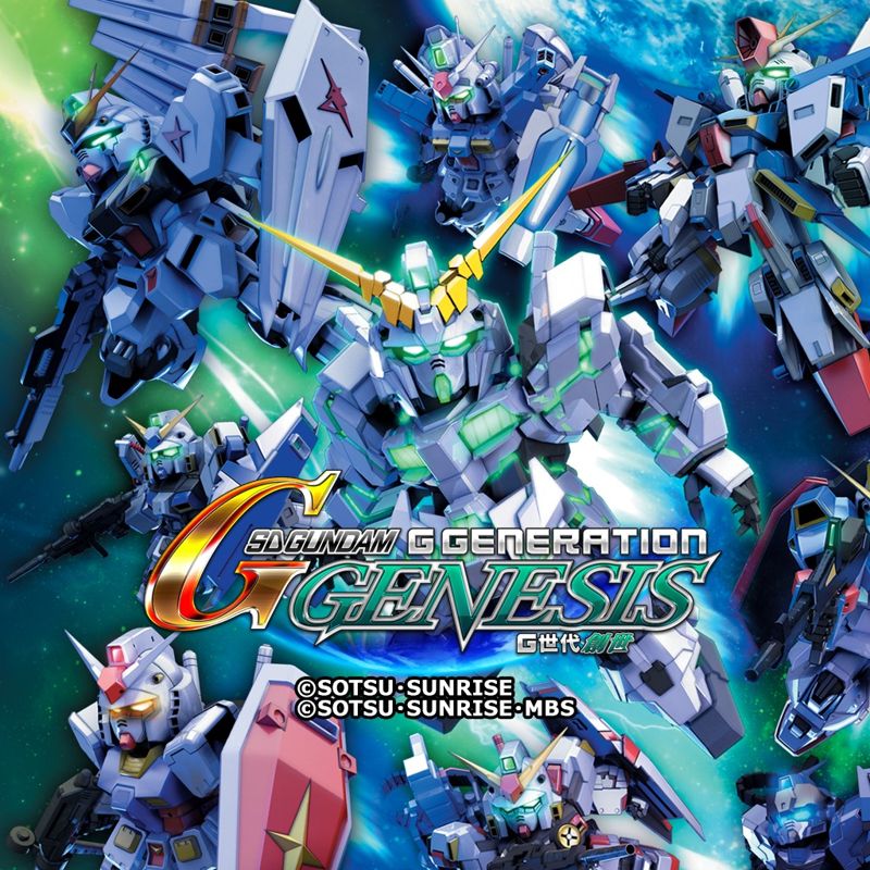 Front Cover for SD Gundam G Generation: Genesis (PS Vita and PlayStation 4) (download release)