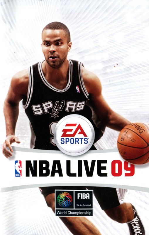 Manual for NBA Live 09 (PlayStation 2): Front