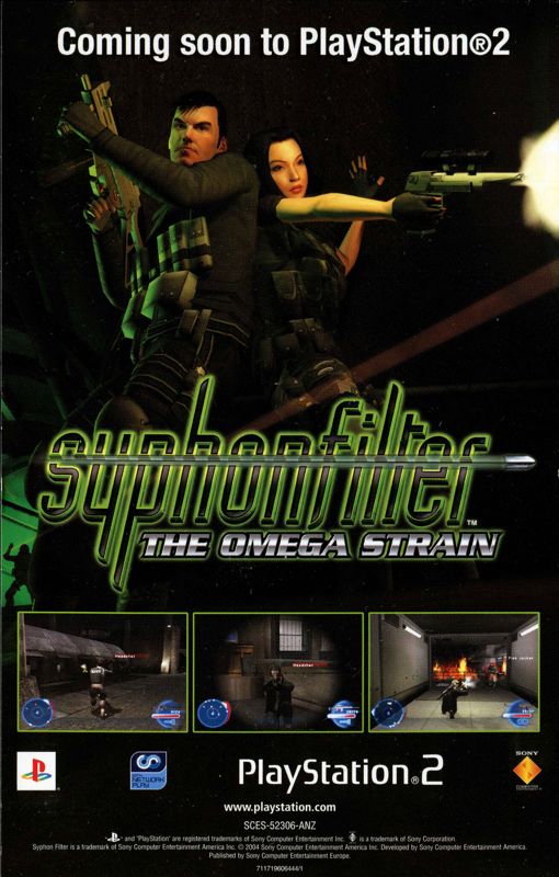 Advertisement for SOCOM II: U.S. Navy SEALs (PlayStation 2)