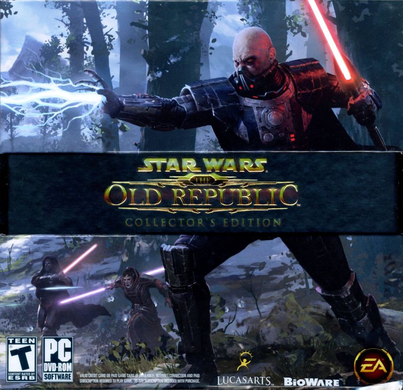 Front Cover for Star Wars: The Old Republic (Collector's Edition) (Windows): Including slip transparency