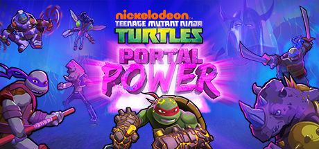 Front Cover for Teenage Mutant Ninja Turtles: Portal Power (Macintosh and Windows) (Steam release)